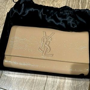 Yves Saint Laurent Belle de Jour Patent Leather Beige